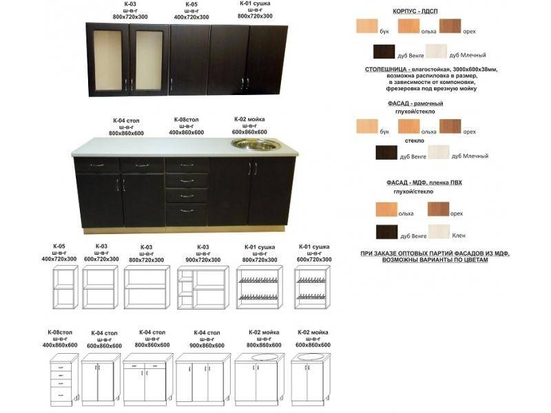 кухонный гарнитур прямой в Ставрополе