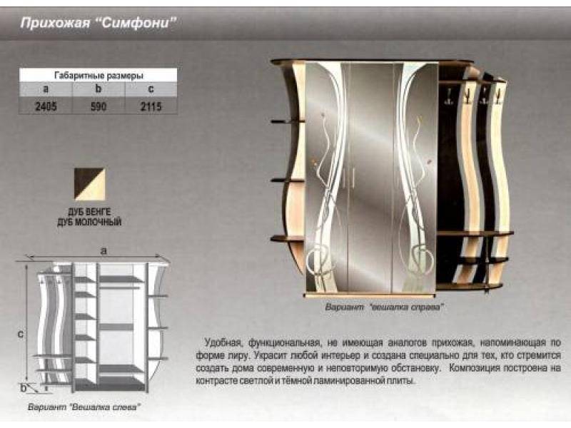 прихожая прямая симфони в Ставрополе