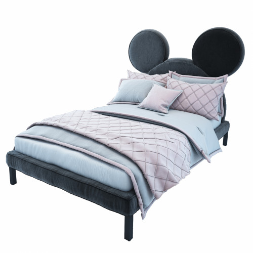 кровать детская 140х200 серая mickey mouse в Ставрополе