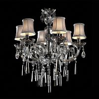 люстра md102743-6a от illuminati прозрачная/бежевая/ хром в Ставрополе