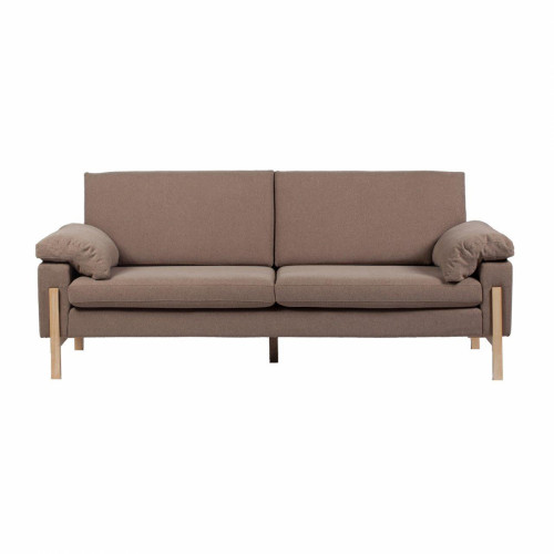 диван como sofa прямой коричневый в Ставрополе
