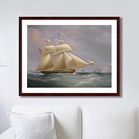 картина: the topsail schooner, 1838г. в Ставрополе