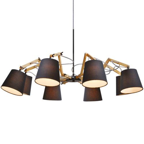 подвесная люстра arte lamp pinoccio a5700lm-8bk в Ставрополе