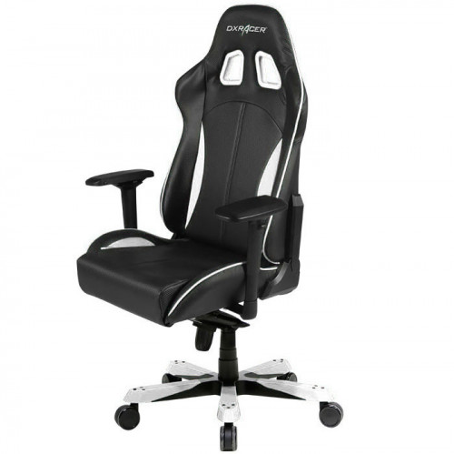 кресло геймерское dxracer king ks57 черно-белое в Ставрополе