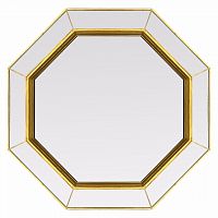 зеркало золотое венецианское восьмиугольное espresso gold в Ставрополе