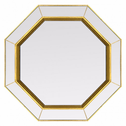 зеркало золотое венецианское восьмиугольное espresso gold в Ставрополе