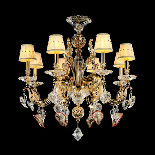 люстра md102729-8a от illuminati золото/янтарная в Ставрополе