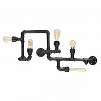 потолочная люстра ideal lux plumber pl5 nero в Ставрополе