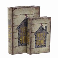 шкатулкикниги, набор из 2 шт. коричневого цвета в Ставрополе