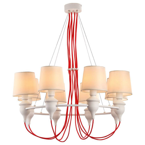 подвесная люстра arte lamp sergio a3325lm-8wh в Ставрополе