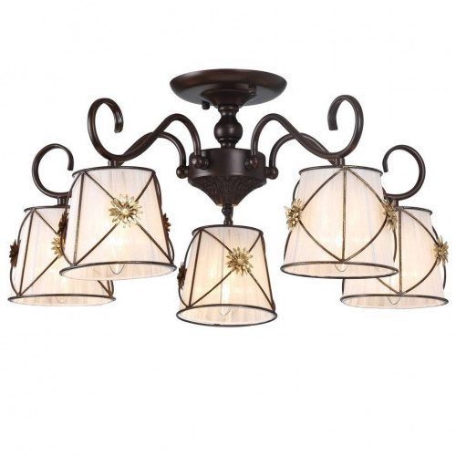 потолочная люстра arte lamp 72 a5495pl-5br в Ставрополе