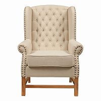 кресло мягкое с ушами french provincial armchair бежевое в Ставрополе