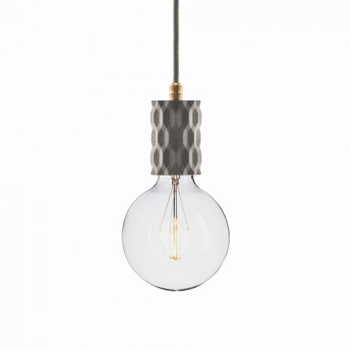 подвесной светильник beton glitter gray brass в Ставрополе