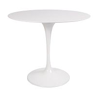 стол eero saarinen style tulip table mdf белый d90 глянцевый в Ставрополе