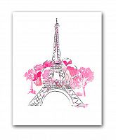 постер paris а3 (розовый) в Ставрополе