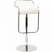 барный стул lem style piston stool белая кожа в Ставрополе