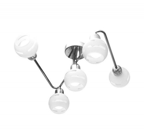 потолочная люстра idlamp agostina 361/5a-whitechrome в Ставрополе