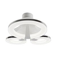 потолочный светодиодный светильник idlamp jenevra 397/3pf-ledwhitechrome в Ставрополе