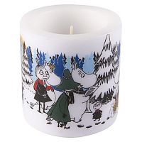 свеча большая moomin зимний лес, 8 см в Ставрополе