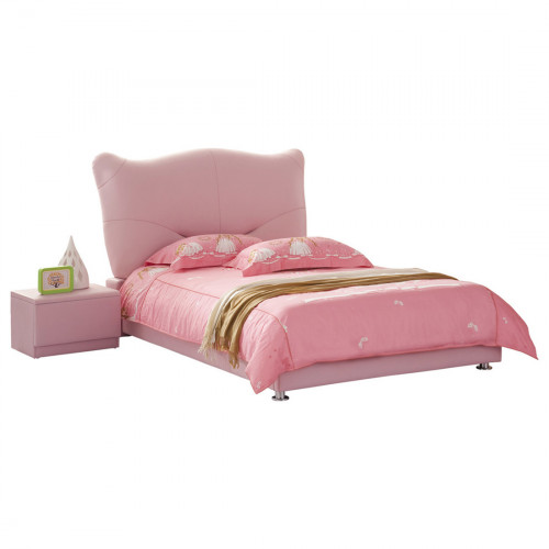 кровать pink leather kitty 120х200 в Ставрополе