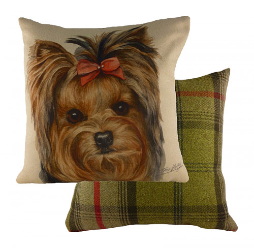 подушка с принтом waggydogs yorkie в Ставрополе