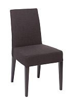 стул aylso dining chair кожа тёмно-коричневая в Ставрополе