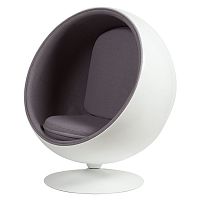 кресло eero ball chair серое в Ставрополе