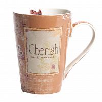 кружка cherish персикового цвета в Ставрополе