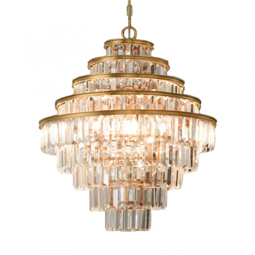 люстра alaine 80 латунь, прозрачное стекло латунь, прозрачная в Ставрополе