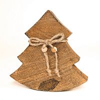 украшение новогоднее ель деревянная wooden tree, 15х14х2,5 см в Ставрополе