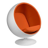 кресло eero aarnio style ball chair оранжевое в Ставрополе