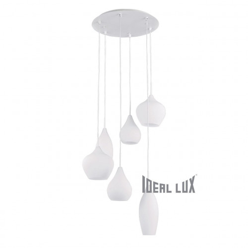 подвесная люстра ideal lux soft sp6 bianco в Ставрополе