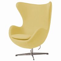 кресло egg chair желтое в Ставрополе