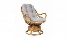 кресло-качалка swivel rocker коричневый в Ставрополе