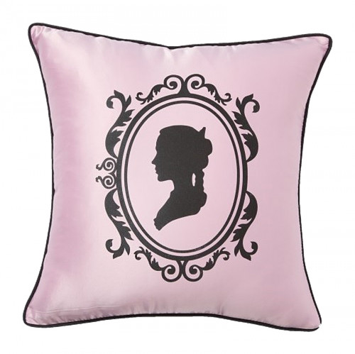 подушка с изображением женского силуэта ladies' profile pink в Ставрополе