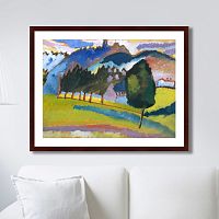 картина: landscape with rolling hills, 1910г. в Ставрополе