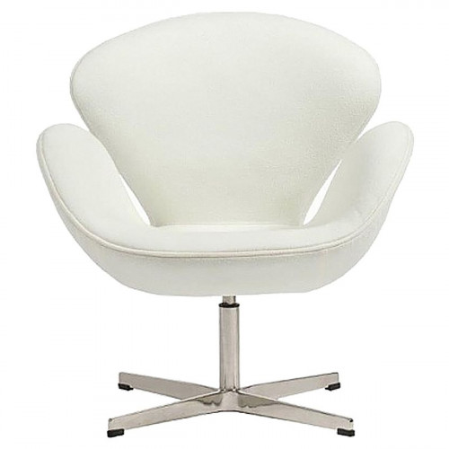 кресло swan chair кашемир белое в Ставрополе