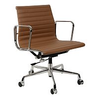 кресло eames style коричневая кожа в Ставрополе