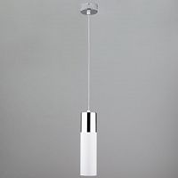 подвесной светильник eurosvet double topper 50135/1 led хром/белый в Ставрополе