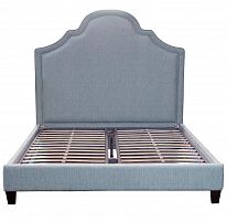 кровать двуспальная 160х200 бирюзовая из велюра guss в Ставрополе