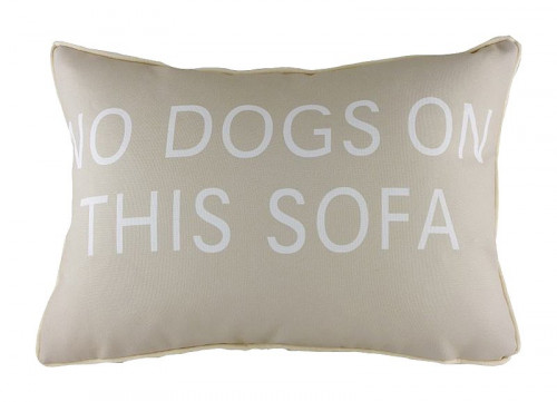 подушка с надписью no dogs on this sofa в Ставрополе