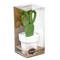 ножницы cactus с держателем, белые с зеленым в Ставрополе
