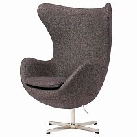 кресло egg chair серое в Ставрополе