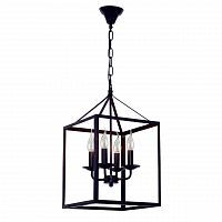 дизайнерская подвесная люстра spot light cage 9810404 черная в Ставрополе