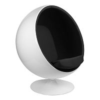 кресло eero aarnio style ball chair черное в Ставрополе