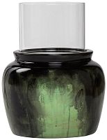 подсвечник зеленый со стеклом colors green, 32 см в Ставрополе