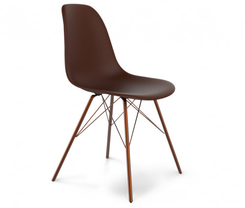 стул dsr коричневый s37 (eames style) в Ставрополе