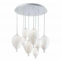 подвесная люстра ideal lux clown sp8 bianco в Ставрополе