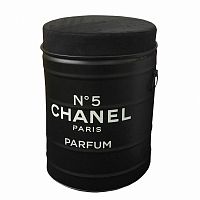 декоративная бочка-пуф chanel №5 black m в Ставрополе