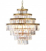люстра alaine 50 латунь, прозрачное стекло в Ставрополе
